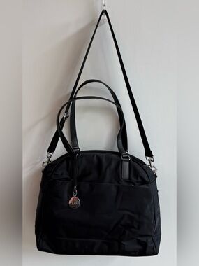 Lo & Sons OG Black Large Tote Shoulder Weekender Travel Laptop Carryon Bag